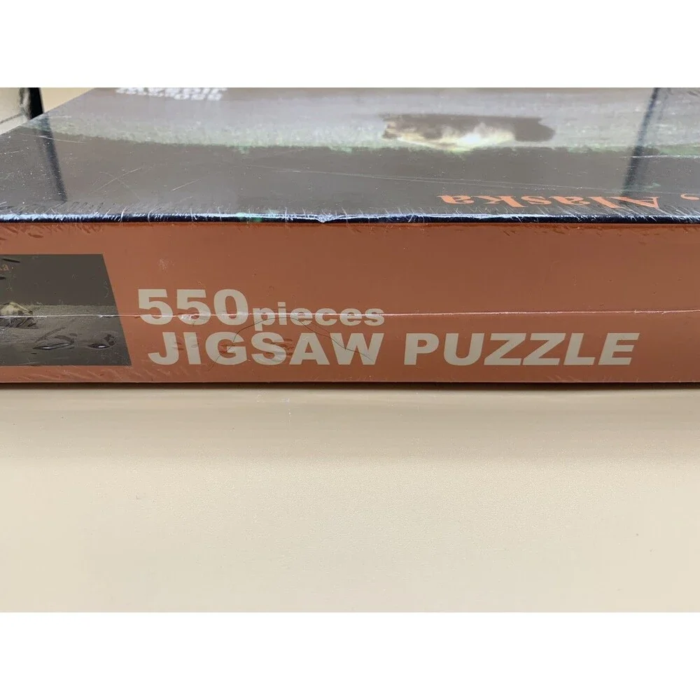 Yakutat Alaska Grizzly Bear 550 PC Jigsaw Puzzle Photo By W. H. “Bill” Fletcher